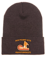 Section VII Bowling Championships Retro Cuffed Knit Beanie Winter 24