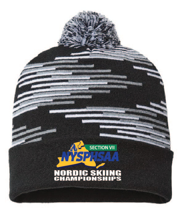Section VII Championships Nordic Skiing Bar Beanie Winter 23
