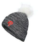 Cardinals Faux Fur Pom Beanie