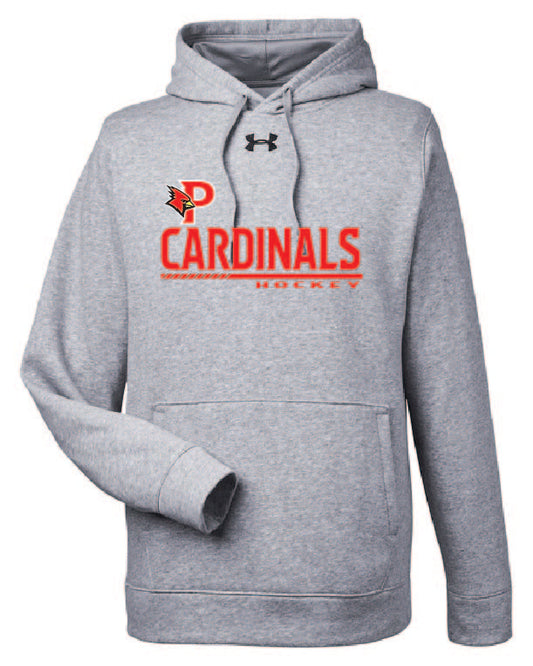Cardinals 1 Under Armour Men's Hustle Pullover Hooded Sweatshirt