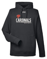 Cardinals 1 Under Armour Men's Hustle Pullover Hooded Sweatshirt