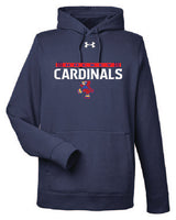 Cardinals Retro Under Armour Men's Hustle Pullover Hooded Sweatshirt