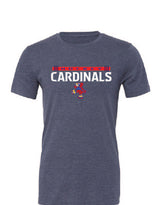 Cardinal Retro Next Level Apparel Unisex Triblend T-Shirt