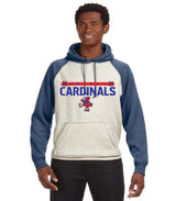 Cardinal Retro J America Adult Vintage Heather Pullover Hooded Sweatshirt