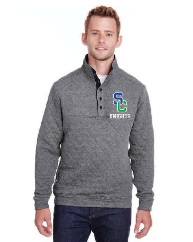 Seton Catholic Quilted Snap Pullover